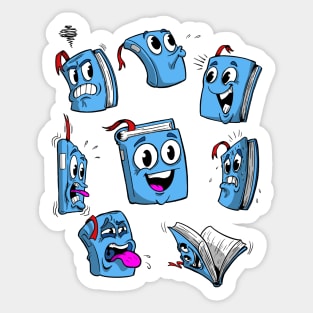 Bookee McBookface! Sticker